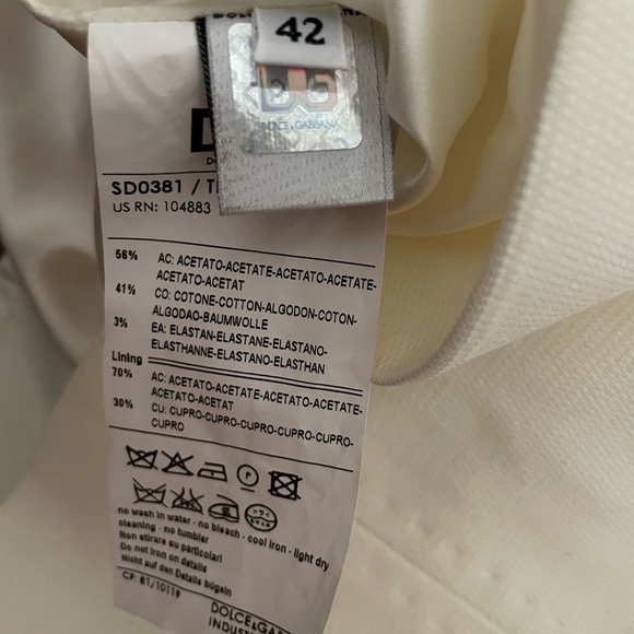 D&G white dress NEW - Picture 8 of 11